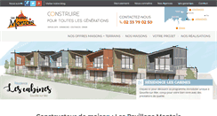 Desktop Screenshot of pavillons-montois.com