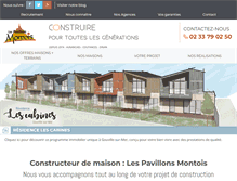 Tablet Screenshot of pavillons-montois.com